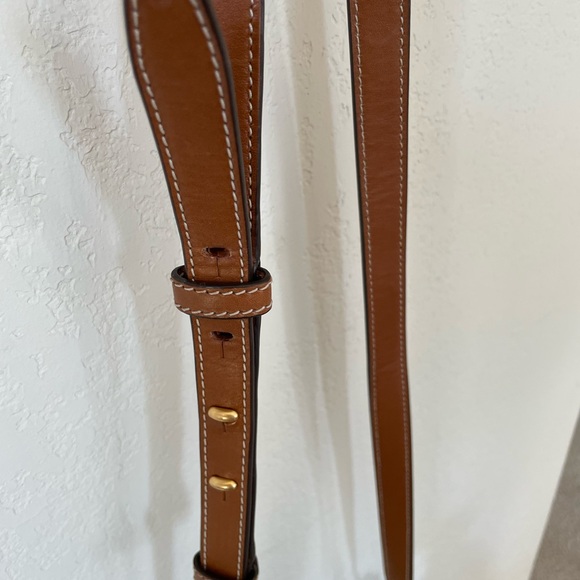 Tory Burch Burgundy and Tan Shoulder Bag - Picture 4 of 7